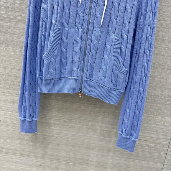 Ralph Lauren Knit Hooded Cardigan - Picture 5 of 8